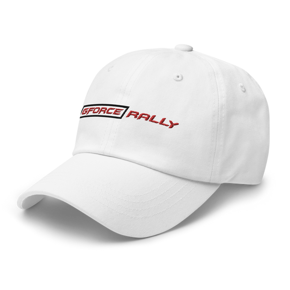 White Rally Logo Dad hat