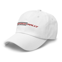 Load image into Gallery viewer, White Rally Logo Dad hat

