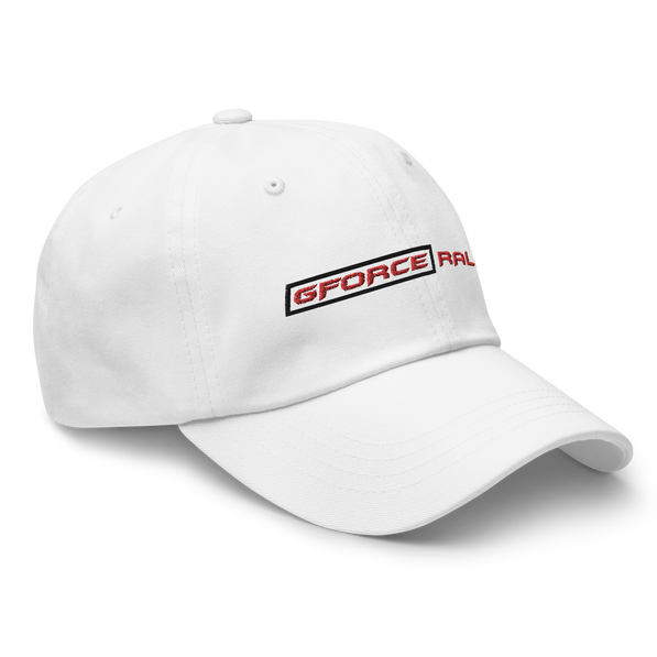White Rally Logo Dad hat