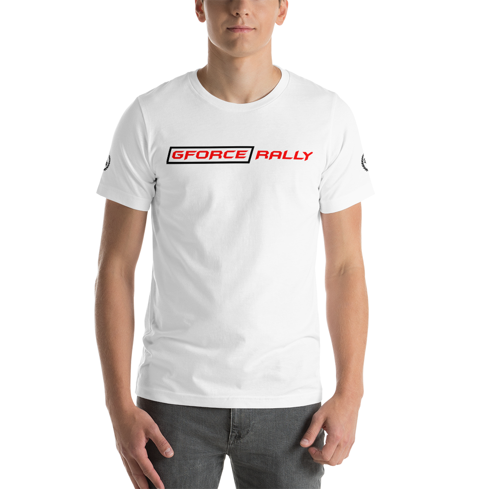 White Rally Box Logo Tee