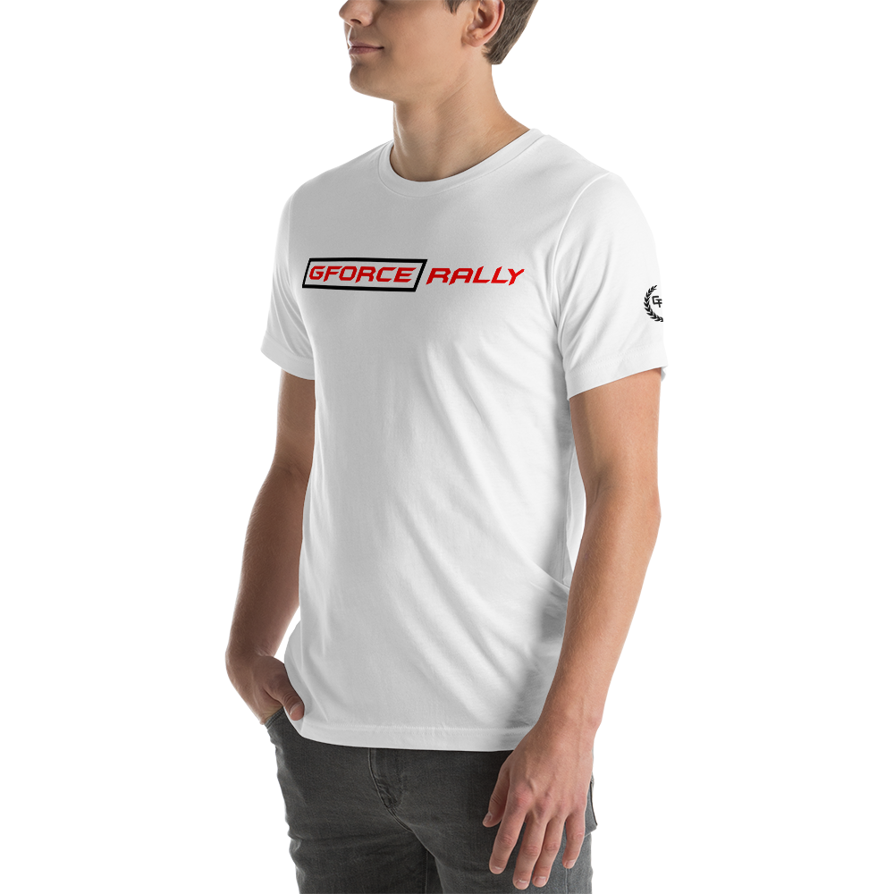 White Rally Box Logo Tee