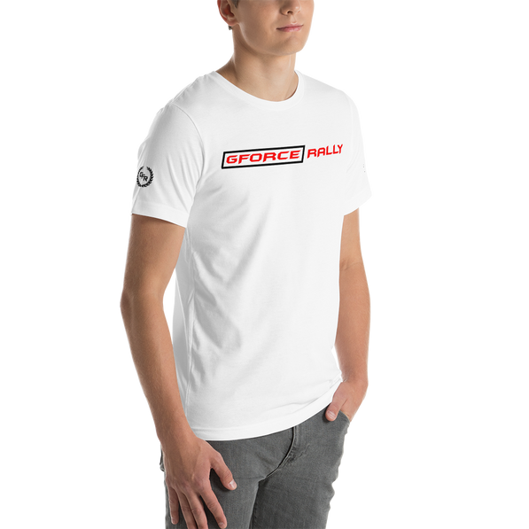 White Rally Box Logo Tee