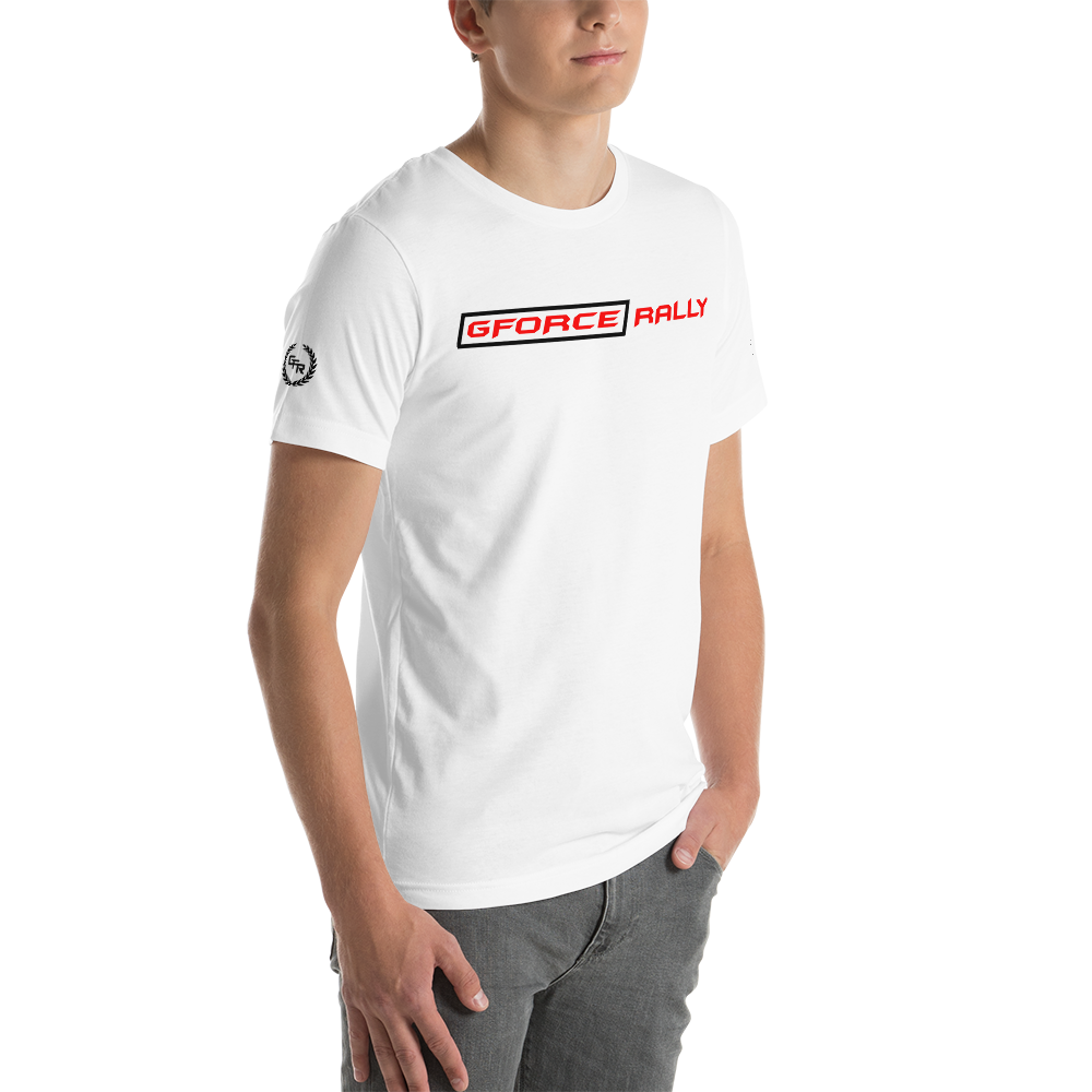 White Rally Box Logo Tee – G-Force Rally